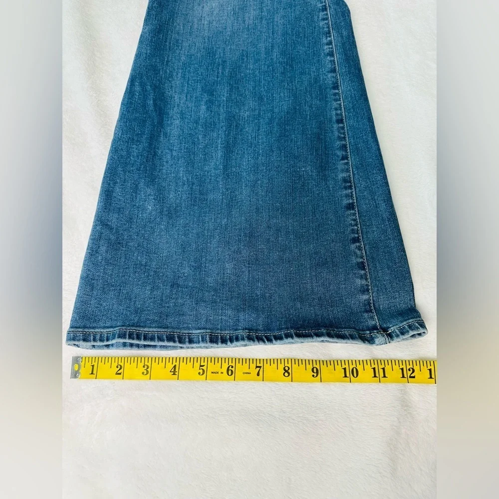NYDJ MIA Palazzo High Waisted Flare Jeans Size 8 - Picture 10 of 15